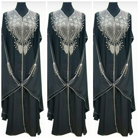 Luxurious Dubai Fashion Abaya Dress - Picture 1 of 5